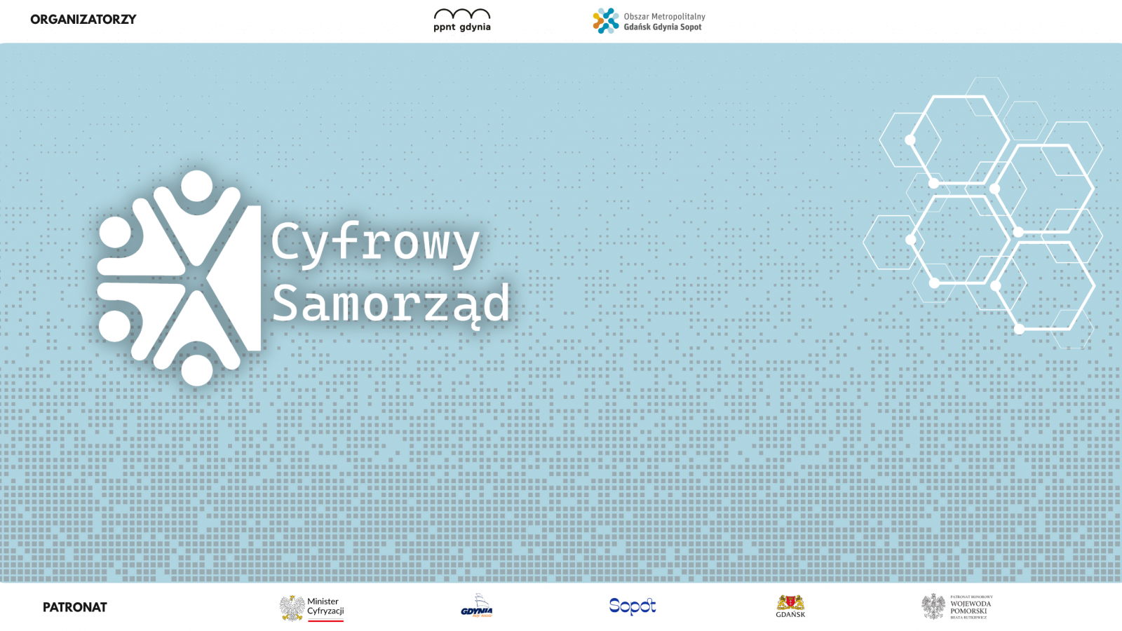 grafika z logo wydarzenia i logotypami organizatorów i instytucji, które objęły patronat